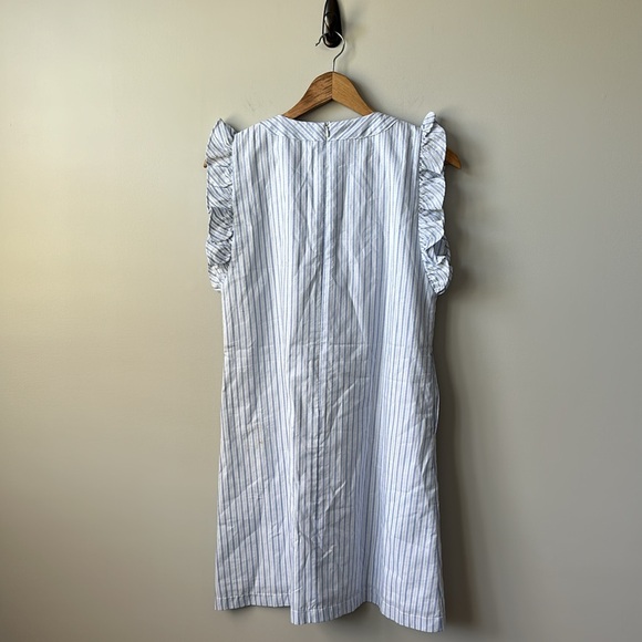 Women’s Bella Bliss Ruffle Sleeve Linen Blend Shift Dress S - Picture 10 of 10
